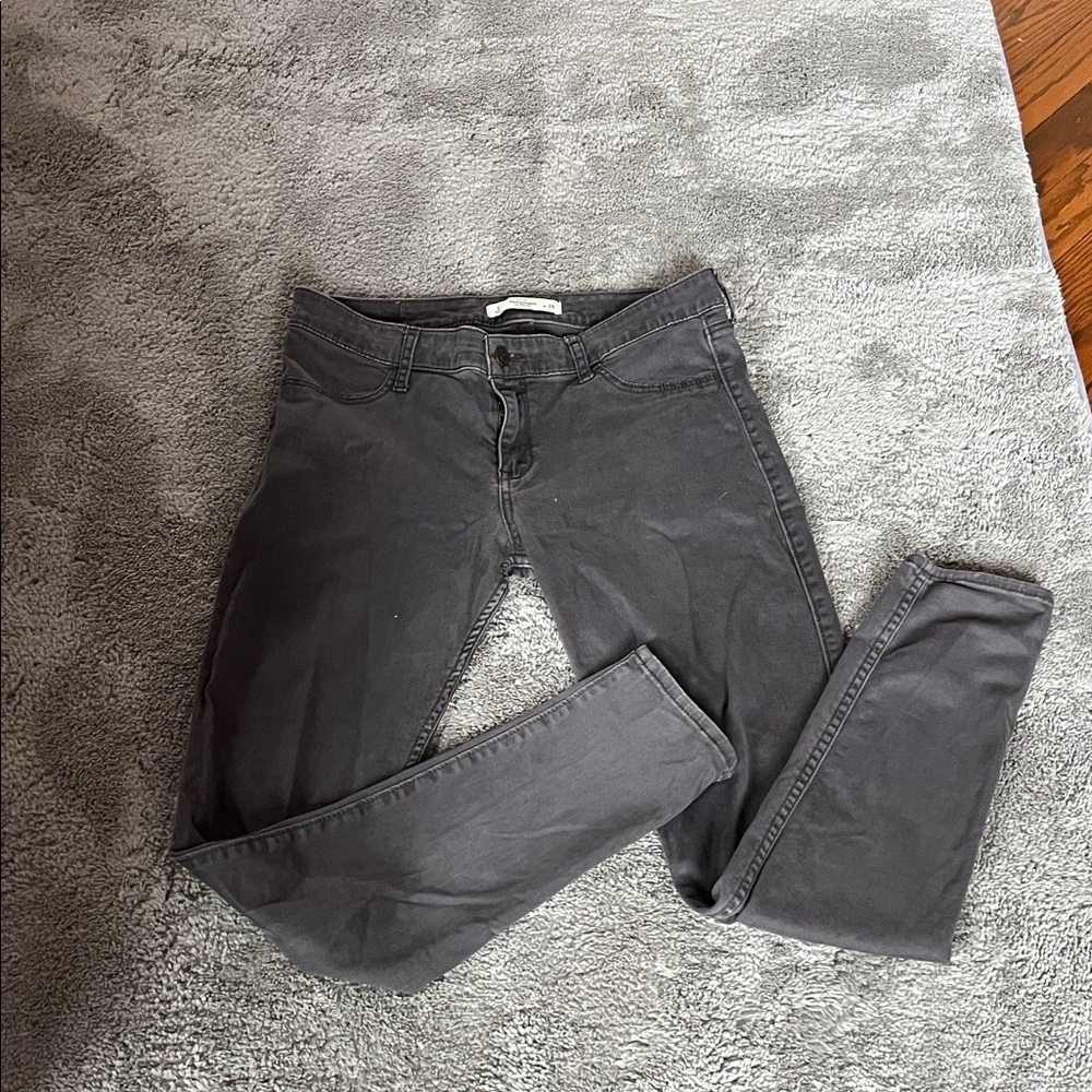 Abercrombie & Fitch Charcoal Skinny Jeans